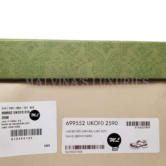 GUCCI SHOES MENS MAXI GG CANVAS LACE-UP LOAFERS w LUG SOLE - Picture 15 of 15